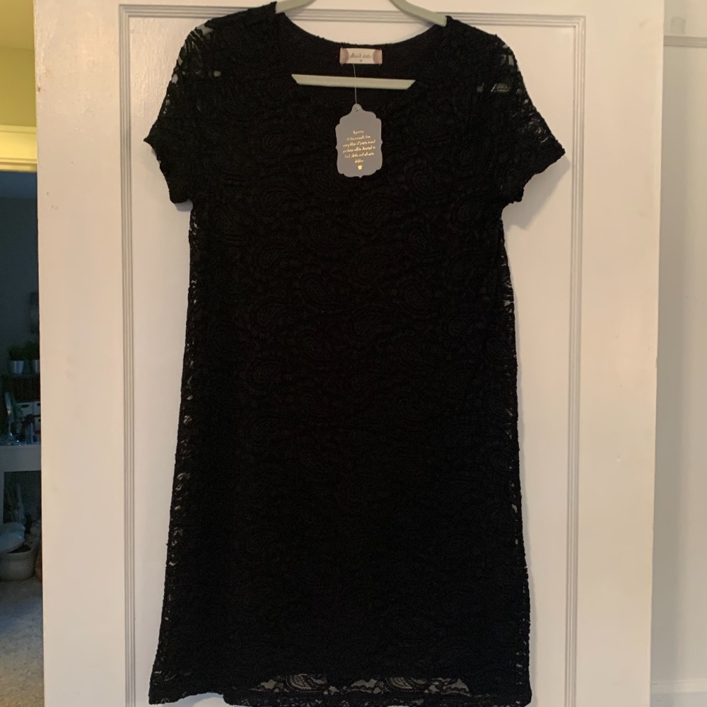 Altar’d State black lined shift dress